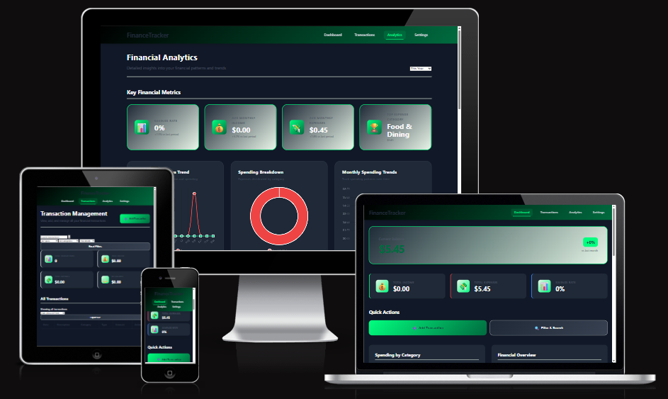 FinTrack Dashboard